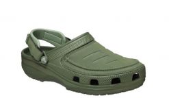 Klapki Crocs Model Yukon Vista Ii Lr Clog M Kolor Zielony. Zielone klapki męskie Crocs, bez wzorów, z gumy, bez zapięcia. Za 329.99 zł.