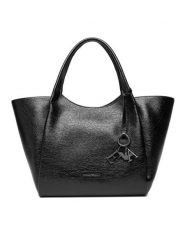 Emporio Armani Torebka EW001009 AF17283 UC001 Czarny. Czarne shopperki damskie Emporio Armani, bez wzorów, ze skóry, bez dodatków. Za 2,289.00 zł.