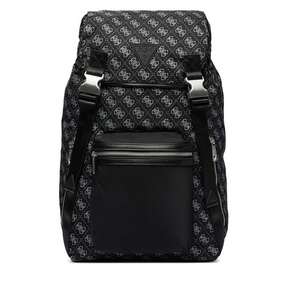 Plecak Guess. Czarne plecaki męskie Guess, z aplikacjami. Za 349.99 zł.