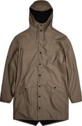 Rains Rains kurtka przeciwdeszczowa unisex LONG JACKET 12020 66 WOOD XS. Kurtki sportowe damskie Rains, xs, bez wzorów, bez ramiączek, bez kaptura. Za 429.99 zł.