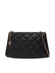 Tory Burch Torebka Fleming Pochette 176623 Czarny. Czarne torebki do ręki damskie Tory Burch, bez wzorów, ze skóry, bez dodatków. Za 1,889.00 zł.