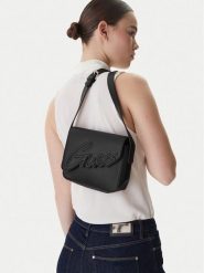 Guess Torebka J3YZ32 WG730 Czarny. Czarne listonoszki damskie Guess, z aplikacjami, ze skóry, bez dodatków. Za 241.99 zł.