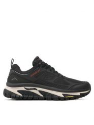 Skechers Trekkingi Recon 237333/BLK Czarny. Czarne buty zimowe męskie Skechers, ze skóry, bez zapięcia. Za 379.99 zł.