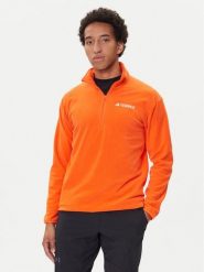 Adidas Polar Multi Essentials JM3124 Pomarańczowy Regular Fit. Brązowe bluzy sportowe męskie Adidas, m, bez wzorów, z polaru, bez kaptura. Za 159.99 zł.