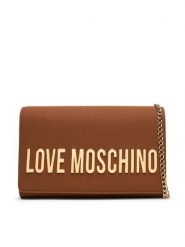 LOVE MOSCHINO Torebka JC4103PP1OKD0200 Brązowy. Brązowe torebki do ręki damskie Love Moschino, bez wzorów, ze skóry, bez dodatków. Za 699.99 zł.