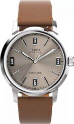 Zegarek męski Timex TW2W59300 brązowy. Brązowe zegarki męskie Timex, bez wzorów. Za 1,965.26 zł.