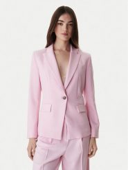 Marella Marynarka Slogan1 2615041211 Różowy Slim Fit. Czerwone marynarki i żakiety damskie Marella, bez wzorów, z syntetyku, bez kołnierzyka, bez ramiączek. Za 909.99 zł.