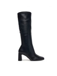 Steve Madden Kozaki Holly 11003501 Czarny. Czarne kozaki damskie Steve Madden, bez wzorów, ze skóry, bez obcasa, na płaskiej podeszwie, bez zapięcia. Za 599.99 zł.
