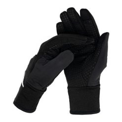 Rękawiczki trekkingowe Smartwool Active Fleece Wind Mitten. Czarne rękawiczki damskie Smartwool, bez wzorów. Za 233.85 zł.