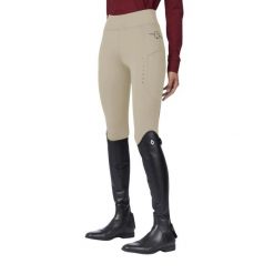Damskie legginsy jeździeckie z pełną przyczepnością Vestrum Vega. Brązowe legginsy damskie VESTRUM, bez wzorów, z materiału. Za 514.00 zł.