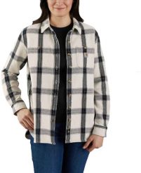 Carhartt Koszula Damska Carhartt Heav Twill Loose Fi Malt. Koszule damskie Carhartt, bez wzorów, bez kołnierzyka, bez ramiączek. Za 301.05 zł.