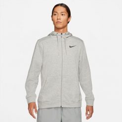 Bluza sportowa męska Nike Drifit. Czarne bluzy sportowe męskie Nike, m, bez wzorów, z kapturem. Za 399.99 zł.