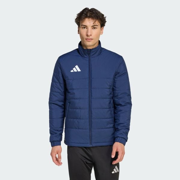 Lekka kurtka Entrada26. Białe kurtki męskie Adidas, l, z aplikacjami, z materiału, z kapturem, do piłki nożnej. Za 369.00 zł.