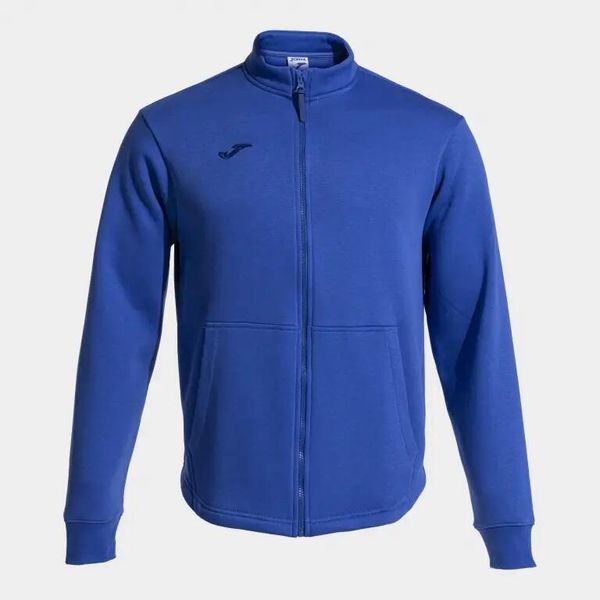 Kurtka z dresu Joma Confort IV. Niebieskie kurtki męskie Joma, s, bez wzorów, z bawełny, sportowe, bez kaptura. Za 158.00 zł.