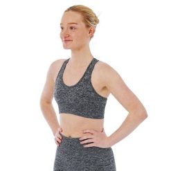 Xtreme Sportswear damski top sportowy Antracyt melanż. Brązowe koszulki sportowe damskie XTREME SOCKSWEAR, xl, bez wzorów, bez ramiączek, na fitness i siłownię. Za 125.82 zł.