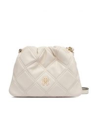 Tommy Hilfiger Torebka Th Feminine Mini Crossover AW0AW18718 Kremowy. Białe torebki do ręki damskie Tommy Hilfiger, bez wzorów, ze skóry, bez dodatków. Za 489.99 zł.