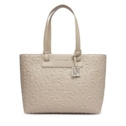 Torebka Armani Exchange. Brązowe shopperki damskie Armani Exchange, bez wzorów, bez dodatków. Za 564.99 zł.