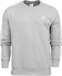 Adidas Bluza męska adidas Essentials French Terry 3-Stripes szara IC9319 M. Szare bluzy męskie Adidas, m, bez wzorów, bez ramiączek, bez kaptura. Za 188.10 zł.