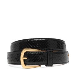 Pasek Damski Elisabetta Franchi. Czarne paski damskie Elisabetta Franchi, bez wzorów. Za 599.99 zł.