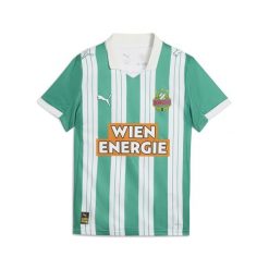 Młodzieżowa koszulka domowa SK Rapid Wiedeń 25/26 PUMA. Biała bluzki damskie Puma, m, bez wzorów, młodzieżowe, bez kołnierzyka, bez ramiączek. Za 329.00 zł.