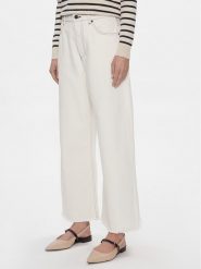 Tommy Hilfiger Jeansy WW0WW40643 Écru Slouchy Fit. Jeansy damskie Tommy Hilfiger, bez wzorów, z bawełny. Za 359.99 zł.