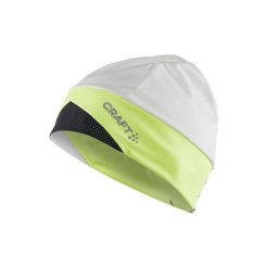 Czapka Craft Adv Lumen Fleece. Białe czapki damskie Craft, bez wzorów, z polaru, sportowe. Za 185.00 zł.