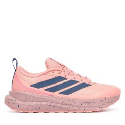 Buty do biegania adidas. Czerwone obuwie sportowe damskie Adidas, bez wzorów, bez zapięcia, do biegania. Za 259.99 zł.