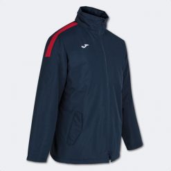 Kurtka sportowa wiatrówka męska Joma Trivor. Czerwone kurtki sportowe męskie Joma, m, bez wzorów, bez kaptura. Za 409.00 zł.