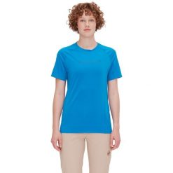 Koszulka sportowa damska Mammut Selun Fl Logo. Niebieskie koszulki sportowe damskie Mammut, m, bez wzorów, z bawełny, bez ramiączek, trekkingowe. Za 342.00 zł.