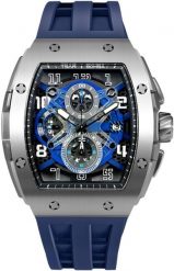 Zegarek męski Tsar Bomba TB8211Q-03 niebieski. Niebieskie zegarki męskie NoName, bez wzorów. Za 1,200.00 zł.