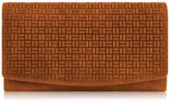 Portfel damski skórzany w stylu vintage duży pomarańczowy Paolo Peruzzi T-109-HOR. Brązowe portfele damskie Paolo Peruzzi. Za 107.59 zł.