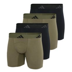 Bokserki Active Flex Cotton Ergonomic 4 pak. Bokserki męskie Adidas, bez wzorów, z bawełny. Za 298.00 zł.