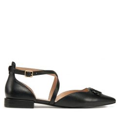 Baleriny Liu Jo. Czarne balerinki damskie Liu Jo, bez wzorów, bez obcasa, bez zapięcia. Za 429.99 zł.