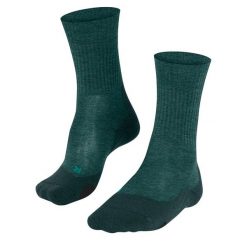 Skarpetki Falke Tk2 Wool. Zielone skarpety męskie Falke, bez wzorów, z materiału. Za 172.00 zł.