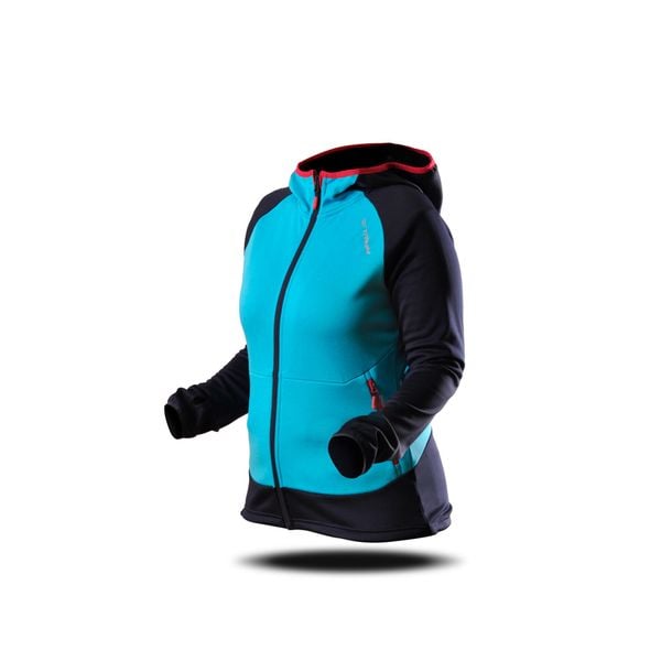 Bluza Trimm OASIS LADY. Niebieskie bluzy damskie TRIMM, bez wzorów, sportowe, bez ramiączek, bez kaptura. W wyprzedaży za 168.00 zł.