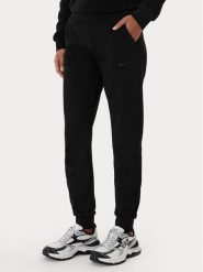 EA7 Emporio Armani Spodnie dresowe 7W000538 AF15831 Czarny Regular Fit. Czarne spodnie dresowe damskie EA7 Emporio Armani, bez wzorów, z bawełny. Za 509.99 zł.