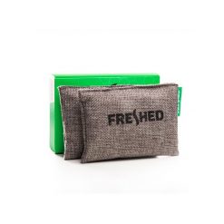 Saszetki odświeżające Freshed - gray eco. Szare buty zimowe męskie FRESHED, bez wzorów, bez obcasa, bez zapięcia. Za 54.45 zł.
