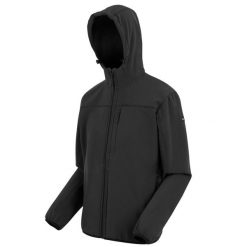 Kurtka wodoodporna Regatta Ossek. Niebieskie kurtki męskie Regatta, l, bez wzorów, z elastanu, eleganckie, z kapturem. Za 309.90 zł.
