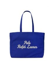 Polo Ralph Lauren Torebka 405962436006 Niebieski. Niebieskie shopperki damskie Polo Ralph Lauren, bez wzorów, z materiału, bez dodatków. Za 479.99 zł.