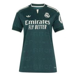 Kurtka wyjazdowa damska Real Madrid 2026/27. Zielone kurtki sportowe damskie Adidas, m, bez wzorów, ze skóry, bez ramiączek, bez kaptura, do piłki nożnej. Za 431.00 zł.