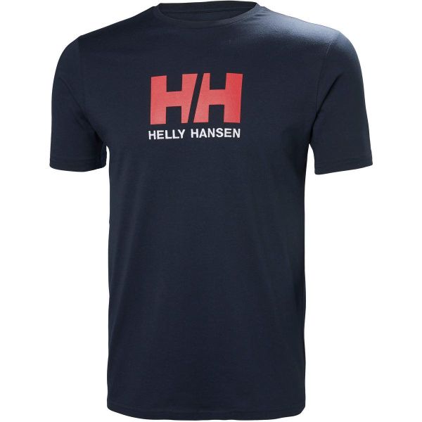 Koszulka sportowa męska Helly Hansen Logo. Czarne koszulki sportowe męskie Helly Hansen, m, bez wzorów, bez ramiączek, żeglarskie. Za 121.80 zł.