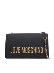 LOVE MOSCHINO Torebka JC4192PP1PKD0000 Czarny. Czarne shopperki damskie Love Moschino, bez wzorów, ze skóry, bez dodatków. Za 949.99 zł.