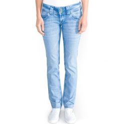 Pepe Jeans Venus Dżinsy Niebieski. Niebieskie jeansy damskie Pepe Jeans, bez wzorów, z bawełny. Za 438.95 zł.