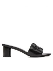 Tory Burch Klapki 147130 Czarny. Czarne klapki damskie Tory Burch, bez wzorów, ze skóry, bez obcasa, bez zapięcia. Za 1,649.00 zł.
