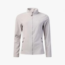 Bluza Polarowa Rozpinana Wędrówki Kobieta Lofoten Elastyczny W Cztery Strony. Szare bluzy damskie SWEDEMOUNT, m, bez wzorów, z materiału, klasyczne, bez ramiączek, bez kaptura. Za 199.99 zł.