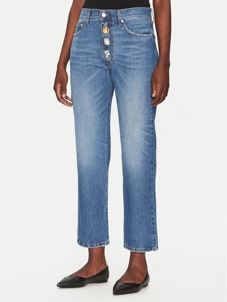 ViCOLO Jeansy DD5214 Niebieski Regular Fit. Niebieskie jeansy damskie ViCOLO, bez wzorów, z bawełny. Za 329.99 zł.