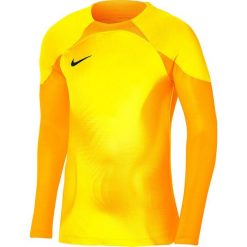 Koszulka sportowa męska Nike Dfav Gardien IV GK. Żółte koszulki sportowe męskie Nike, l, bez wzorów, bez ramiączek, do piłki nożnej. Za 298.25 zł.