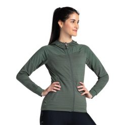 Bluza techniczna damska Kilpi MEMPHIS-W. Zielone bluzy damskie Kilpi, s, bez wzorów, sportowe, bez ramiączek, bez kaptura. Za 256.81 zł.
