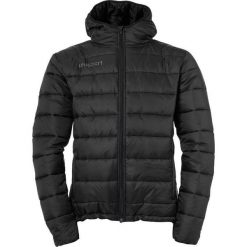 Kurtka z kapturem Uhlsport Essential Puffer. Czarne kurtki męskie Uhlsport, l, bez wzorów, z kapturem. Za 252.60 zł.