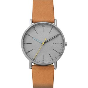ZEGAREK SKAGEN SIGNATUR SKW6373. Szare zegarki męskie Skagen, bez wzorów, ze stali. Za 449.00 zł.